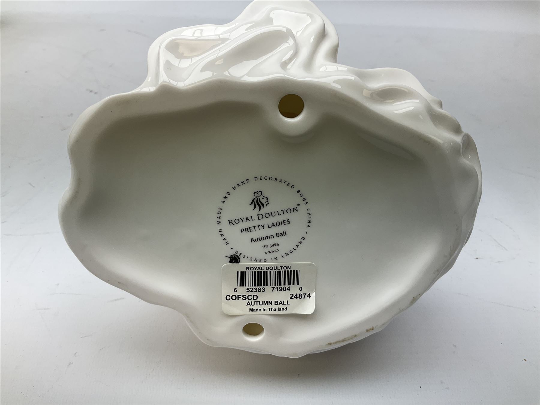 Five Royal Doulton figures from the Pretty Ladies collection, comprising Spring Ball HN5467, Autumn Ball 5465, Summer Ball HN5464, Summer HN5322 and Spring HN5321