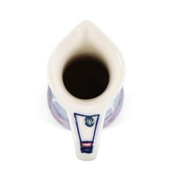 Moorcroft Tribute To Charles Rennie Mackintosh jug and candlestick, designed by Rachel Bishop, jug H24cm