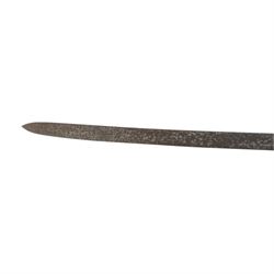 Victorian Rifle Regiment officer's sword,  1827 pattern, with 78cm steel blade, wirebound fishskin grip, overall L92cm