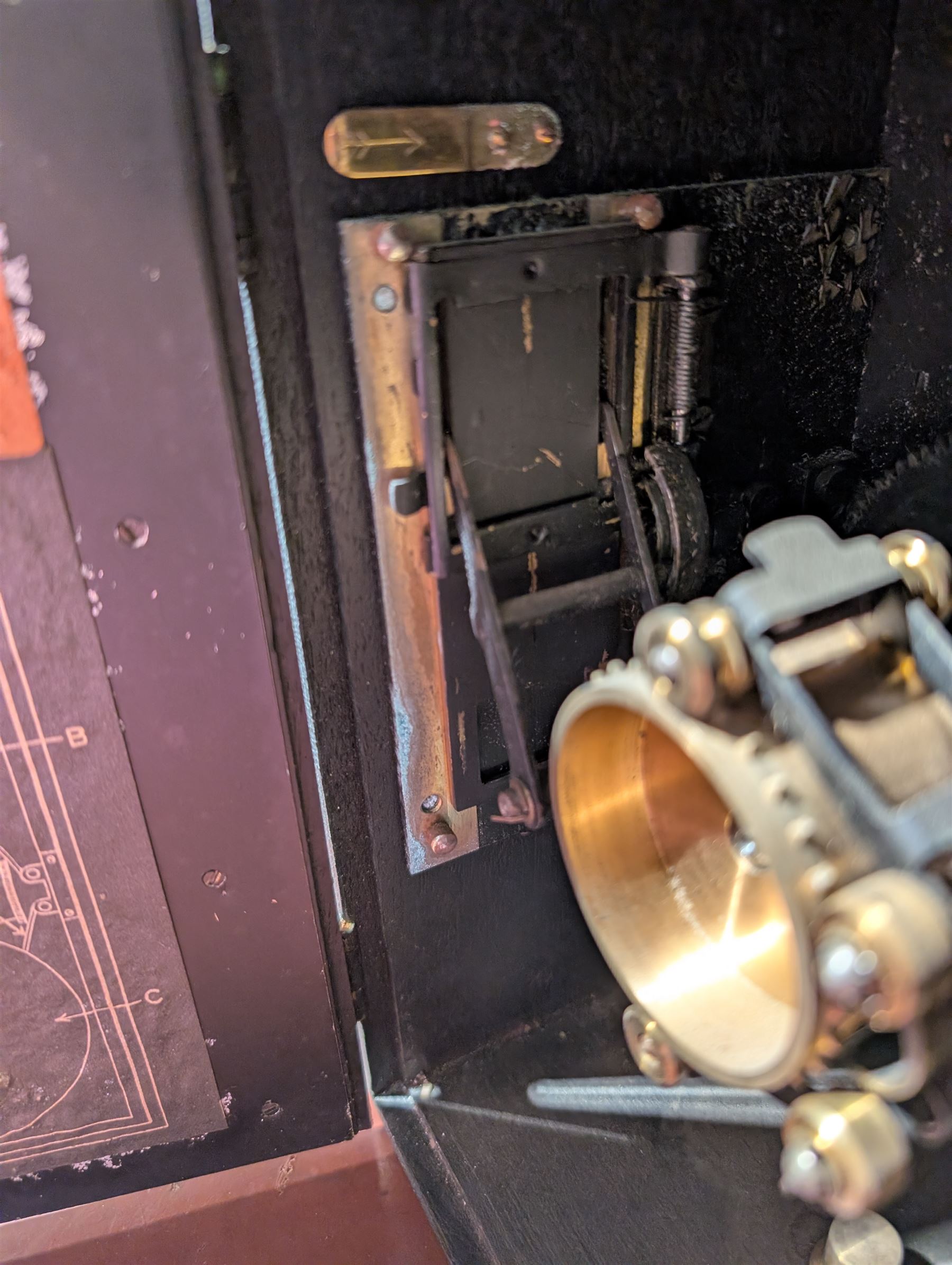 Ensign Cinematograph 35mm cine camera, with Aldis-Butcher Anastigmat F/3.1 2in lens, serial no. 106891