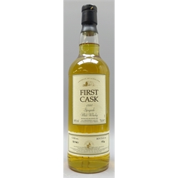  First Cask Speyside Malt Whisky - Glenlivet, distilled 1980, bottled 2004, Cask 13741, Bottle 156, 70cl, 46%vol, 1 bottle with certificate.   