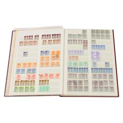 Mostly Great British stamps, including a small quantity of mint decimal, etc, in one box