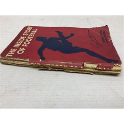Arsenal F.C. ephemera - two books by George Allison comprising 'The Inside Story of Football' 1938 and 'Allison Calling' 1948; League Champions 1947/48 Players Souvenir Brochure; programme for Arsenal F.C. v Middlesex cricket match at Highbury August 12th 1949; Bennison The Romance of the Arsenal; Tom Whittaker Get Fit for Soccer; Let's Talk About Arsenal Football Club 1946; various team photographs etc