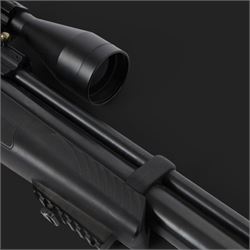 Hatsan AT44-10 air rifle, .22 cal, Max pressure 200 bar, serial number 041420511, fitted with 3-12x50 scope, L118cm