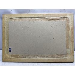 Charles Meryon (French 1821-1868): Le Pont-au-Change (The Exchange Bridge) - Paris, drypoint etching inscribed in the plate 14cm x 32cm