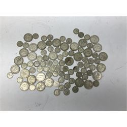 Approximately 480 grams of Great British pre 1947 silver coins