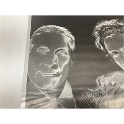 Rolling Stones Voodoo Lounge World Tour 1994/95 poster signed in black marker pen by Charlie Watts, Keith Richards, Mick Jagger and Ronnie Wood 58 x 81cm, unframed