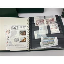 Mostly Queen Elizabeth II Great Britain and Isle of Man stamps including mint examples, housed in various albums, stockbooks and loose, in one box