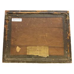 Fritz B Althaus (British 1863-1962): Village Street in the Late Sun, watercolour signed and dated '92, 11cm x 19cm