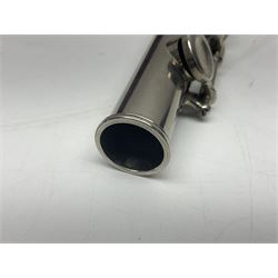 Lafleur three-piece flute, serial no.3357; in fitted carrying case