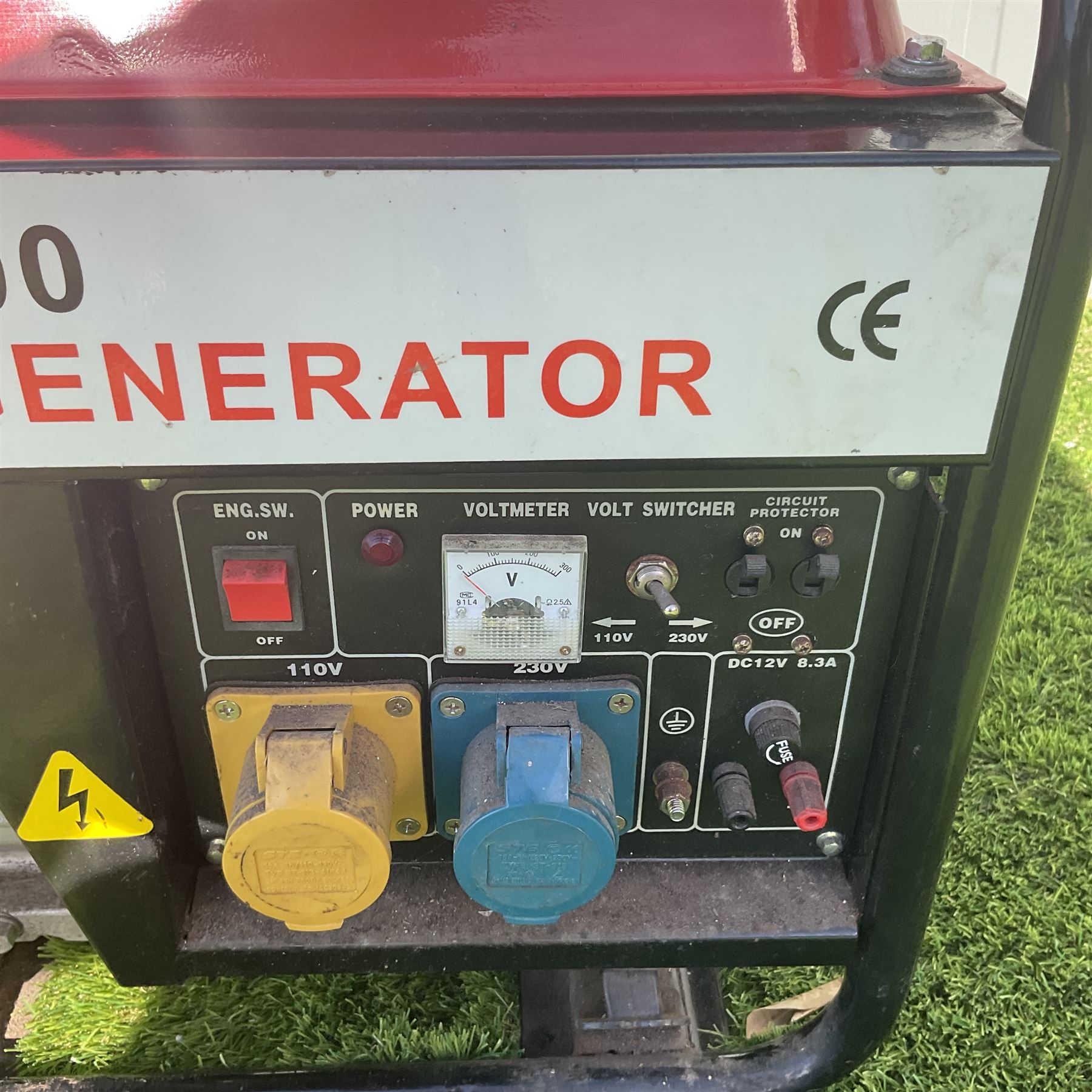 “3000 gasoline generator”, GX200, 6.5Hp motor. - THIS LOT IS TO BE COLLECTED BY APPOINTMENT FROM DUGGLEBY STORAGE, GREAT HILL, EASTFIELD, SCARBOROUGH, YO11 3TX