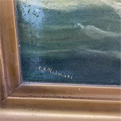 Edward King Redmore (British 1860-1941): Ships at Full Sail, oil on board signed 30cm x 23cm