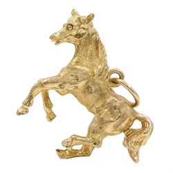 9ct gold horse pendant by Georg Jensen, London 1971