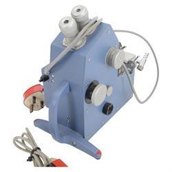 Marconi Instruments Ltd Wavemeter no. TF975, in fitted wooden case, together with a Bellingham & Stanley Ltd abbe refractometer no. A81090 and a Beck Wavelength Reversion Spectroscope, in wooden box