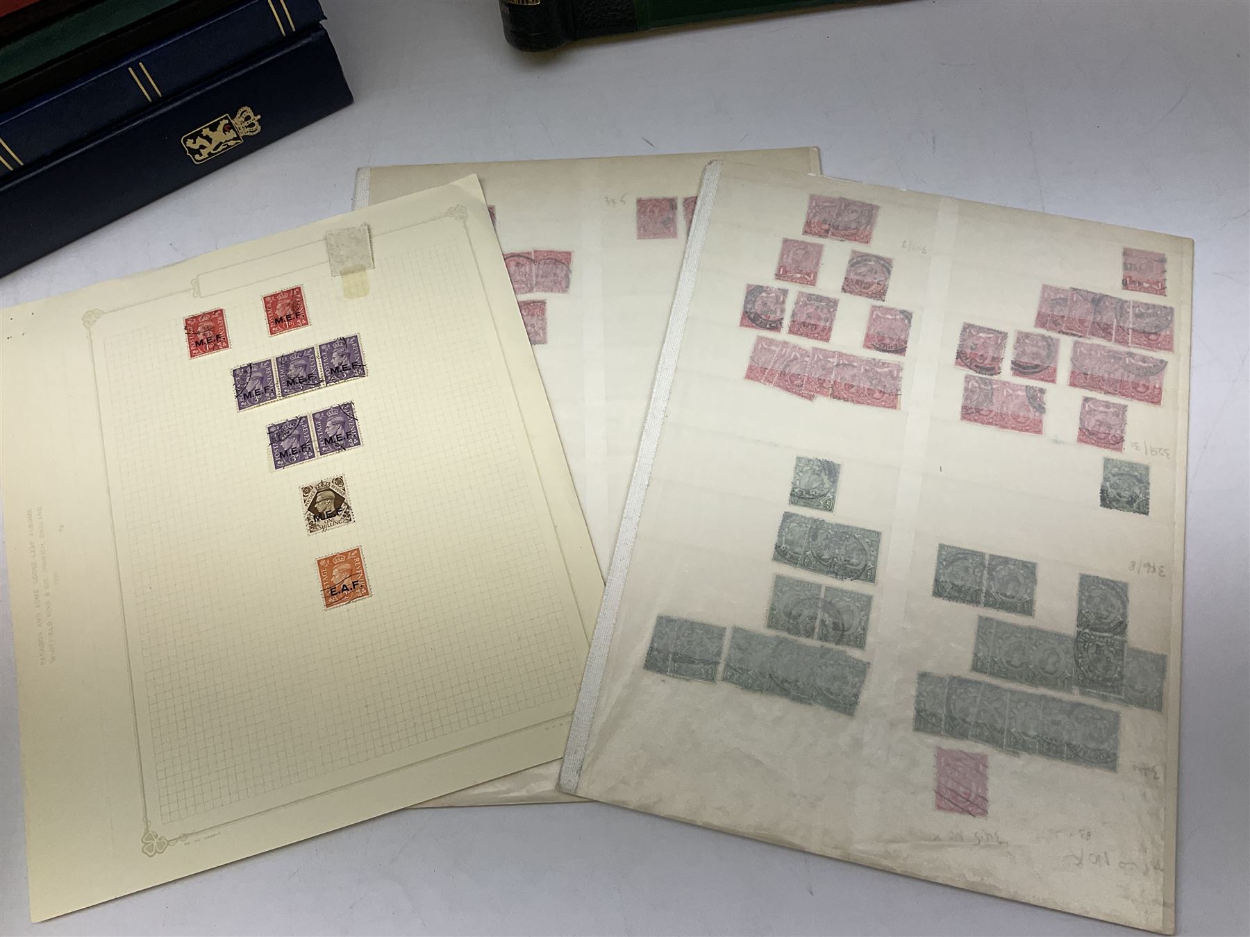 Great British and World stamps, including Trinidad and Tobago, Israel, Ireland, New Zealand, Jamaica etc, housed in various albums, folders and stockbooks, in one box