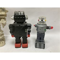 'Lost in Space' robot by Newline Productions; and three unopened  'Lost in Space' carded models; and five other robots comprising Tommy The Atomic Robot; Saturn The 13