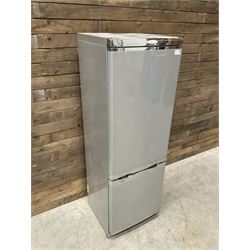 Servis fridge freezer, silver and grey finish
