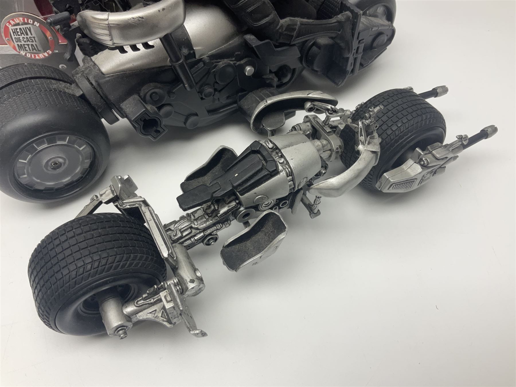 Eaglemoss Batman Universe Collector’s Bust ‘Rebirth Cowl’ with ten further Batman boxed and loose vehicles, figures and collectables to include Metals Die-Cast, Mattel, Hot Wheels etc, in two boxes