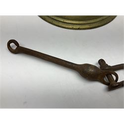 Ship's bell inscribed 'SS Stock Force', the Stock Force later became one of the WW1 'Q' ships and the engines were supplied by Earles Shipbuilders of Hull, H35cm, Notes: The SS Stock Force was built as a small coastal steamship and became HMS Stock FOrce when it was hired by the Royal Navy as a decoy ship (Special Service, Q-ship) in January 1918. She was used in the operation to attack the German submarine UB-80. The Stock Force Captain Commander Harold Auten VC, DSC, RD (22 August 1891 – 3 October 1964) was awarded the Victoria Cross in 1918 following his actions as captain of HMS Stock Force