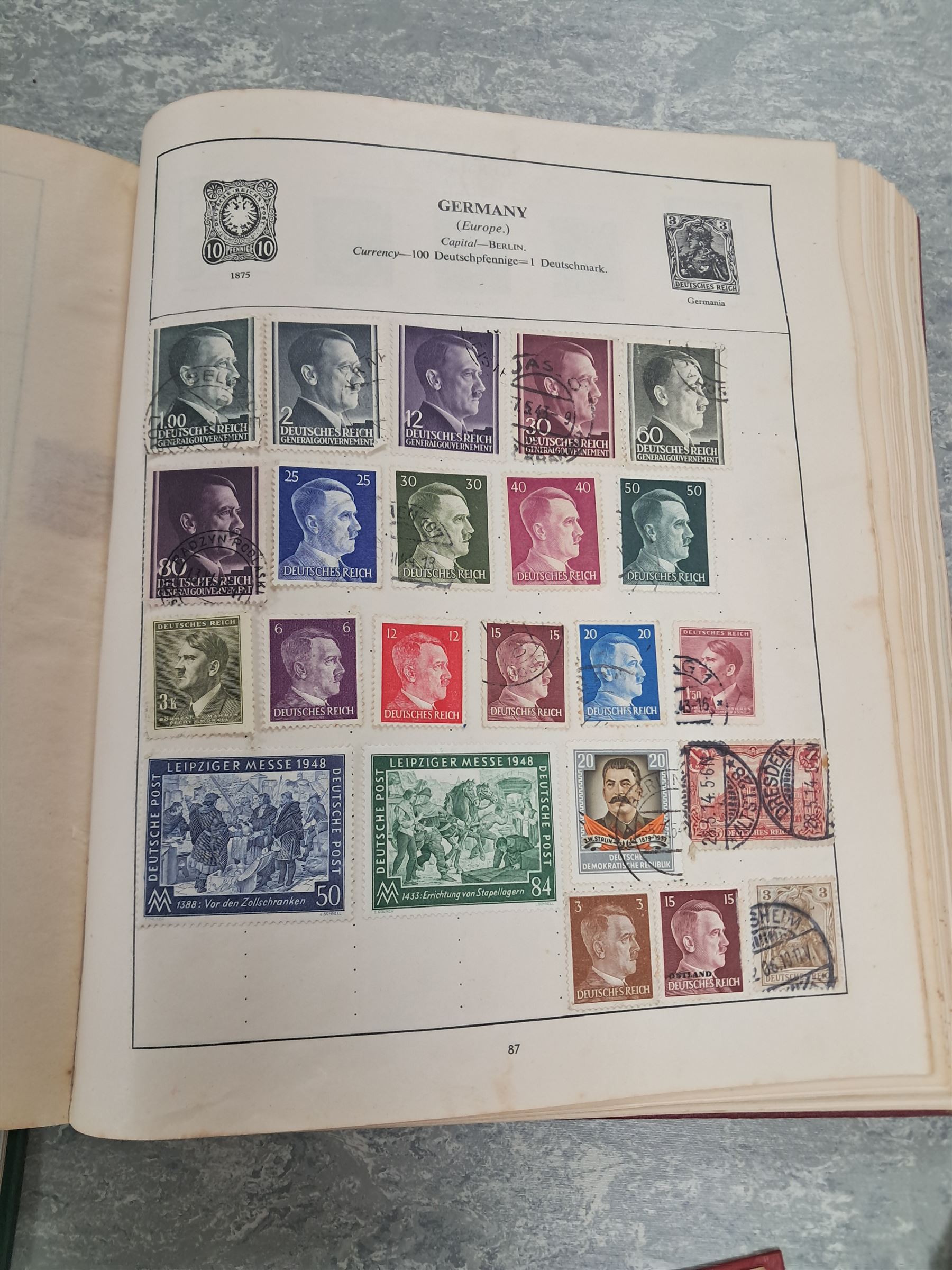 Great Britain and World stamps, 19th century and later, including Cape of Good Hope one penny red triangle, Germany, USA, etc, in one album and loose