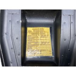 Air Ministry Periscopic Sextant Mk.2B, possibly by Kelvin & Hughes, Ref.No. 6B/2838 Serial No. 158KH1/59, bearing Fenns (Farnborough) Ltd label; in black pyramid shaped stowage case with various labels