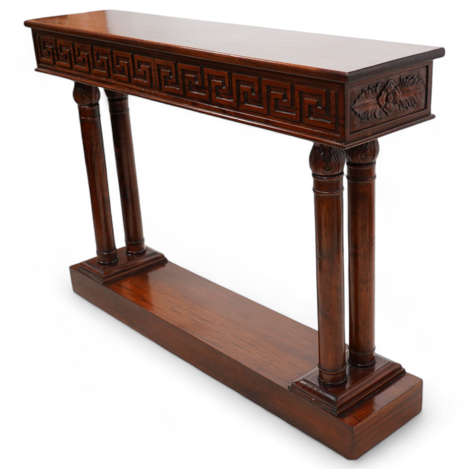 Neoclassical design mahogany console table | Antique & Revival