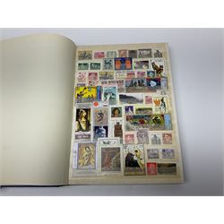 Stamps and Coins, including World stamps from Australia, Belgium, Canada, Ceylon, Cyprus, Denmark, Egypt, France, Germany etc, various Great British pennies and other pre decimal coins etc, housed in various albums and loose 
