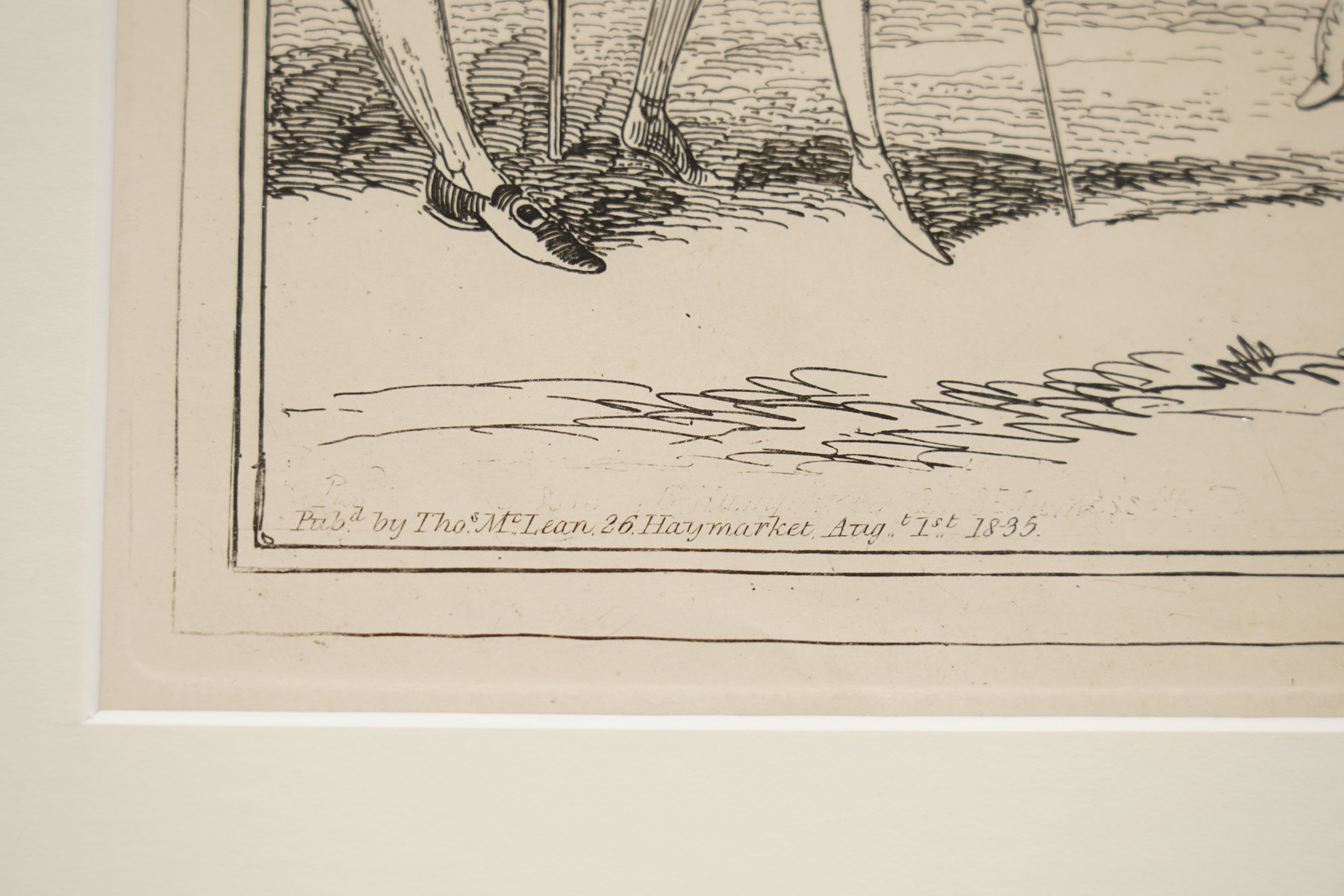 George Cruikshank (British 1792-1878): Monstrosities of 1824 and Monstrosities of 1818, pair of monochrome engravings max 24.5cm x 35cm (2)