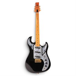 Burns Club Series Marquee electric guitar, serial no. 2070044, circa   early 2000s, black ...