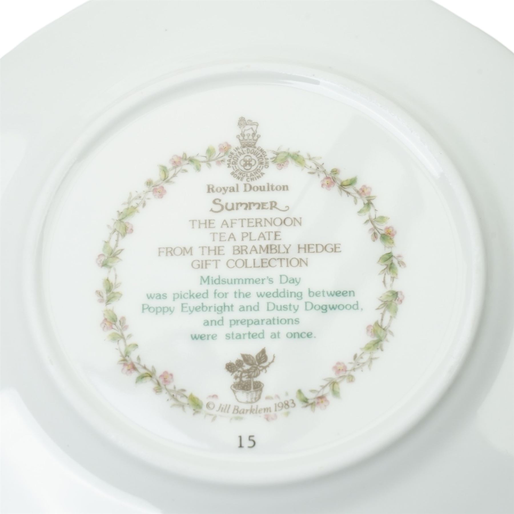 Collection of Royal Doulton Brambly Hedge wares | Ceramics | 169259