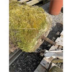 Large 19th century stone garden roller - THIS LOT IS TO BE COLLECTED BY APPOINTMENT FROM DUGGLEBY STORAGE, GREAT HILL, EASTFIELD, SCARBOROUGH, YO11 3TX