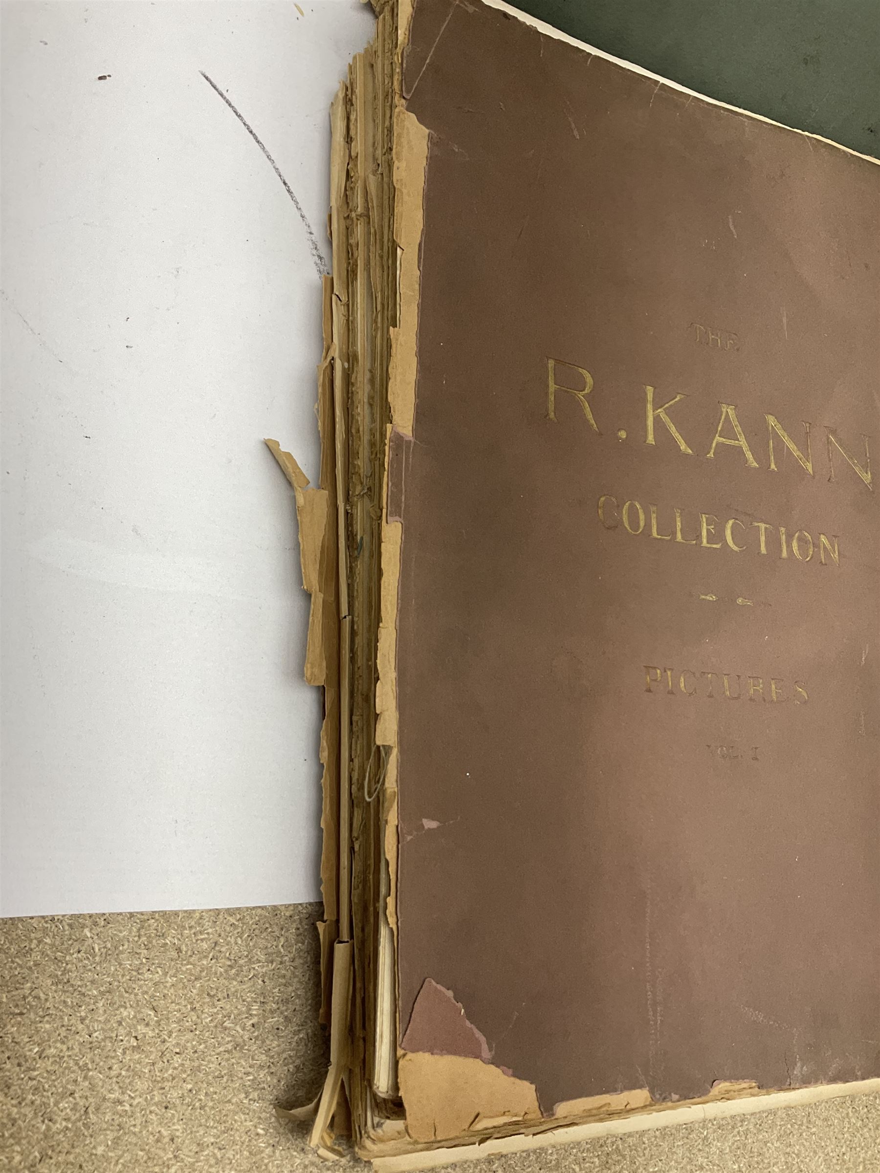 The R. Kann Collection, Objects D/Arts Vol I, Middle Age and Renaissance, and Vol II XVIIIth Century, together with The R. Kann Collection, Pictures, Vol I & Vol II, Paris, Charles Sedelmeyer 1907, photogravure plates