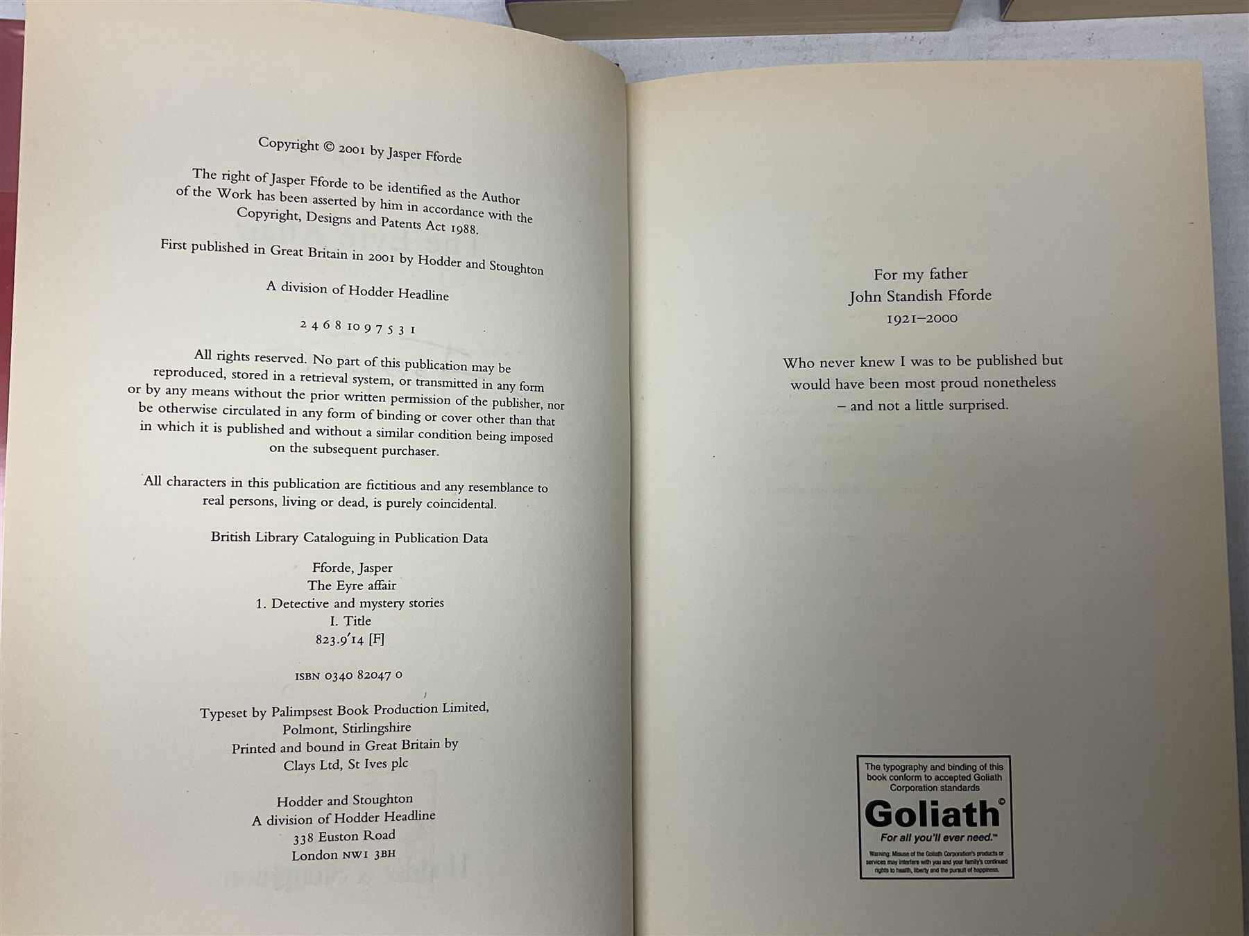 Collection of first edition books, to include John Boyne; The Boy in the Striped Pyjamas, limited edition 910/1000, singed by author, Jasper Fforde; The Eyre Affair, signed by author, Mark Haddon; The Curious Incident of the Dog in the Night-time , D.A.Stern; The Blair Witch Project: A Dossier, etc (16)