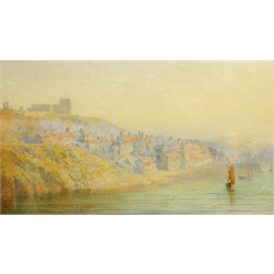  Whitby, 19th/early 20th century watercolour unsigned 28cm x 49cm   
