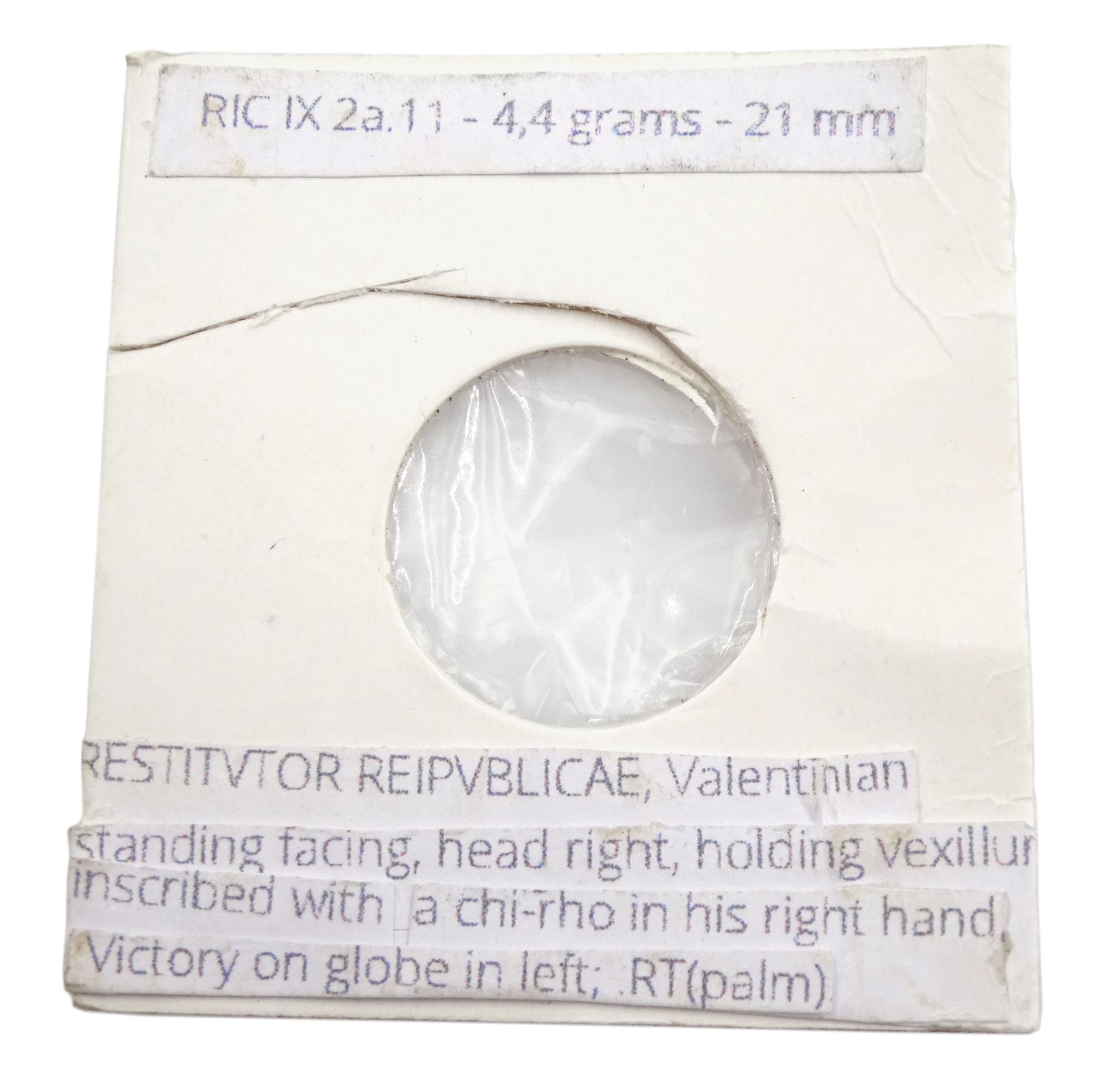 Roman gold Solidus coin of Valentinian I (AD 364-367)