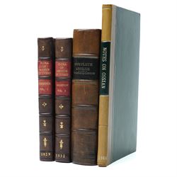 Johnston, George - 'A Flora of Berwick-on-Tweed' two volumes Carfrae & Sons, Edinburgh 183...