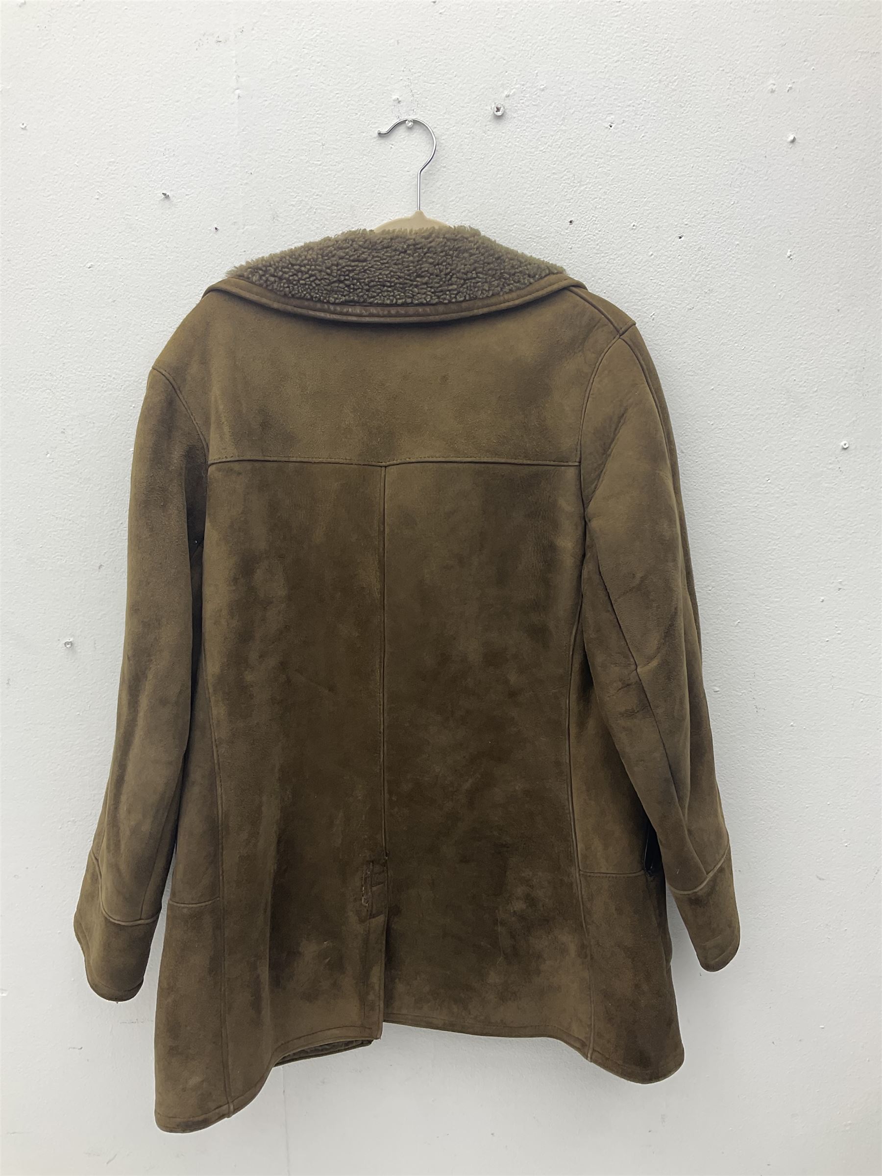 Two sheepskin jackets, one ladies jacket size 12, by Nurseys, and a gentleman's jacket by Baily's   