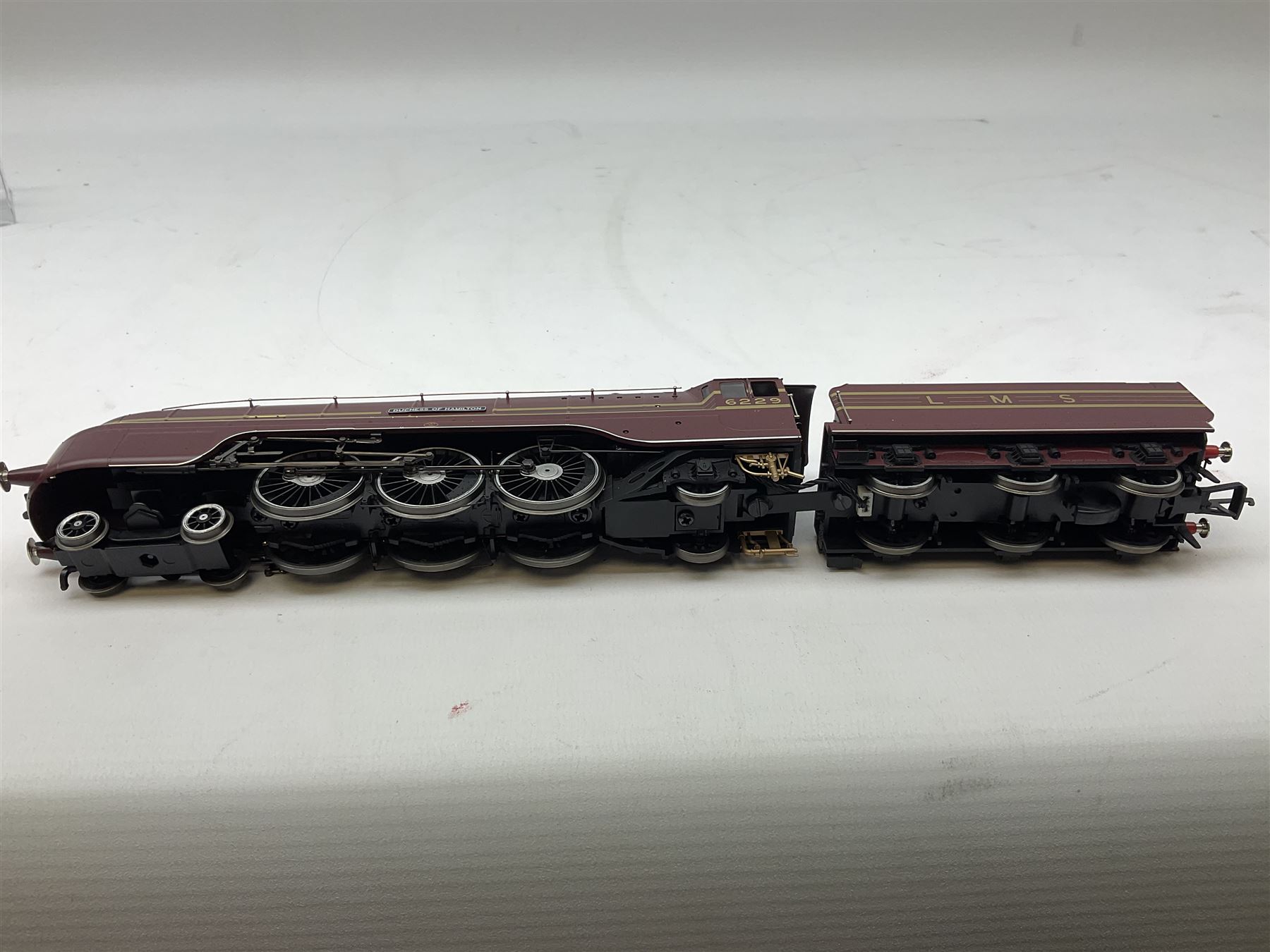 Hornby '00' gauge - LMS Streamlined Princess Coronation Class 4-6-2 locomotive 'Duchess of Hamilton' no. 6229, Class A4 4-6-2 locomotive 'Sir Charles Newton' no. 4901 and Class A4 4-6-2 locomotive 'Mallard' no. 4468, all DCC ready (3)
