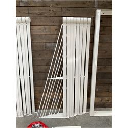 Commercial wall hanging rug display rack