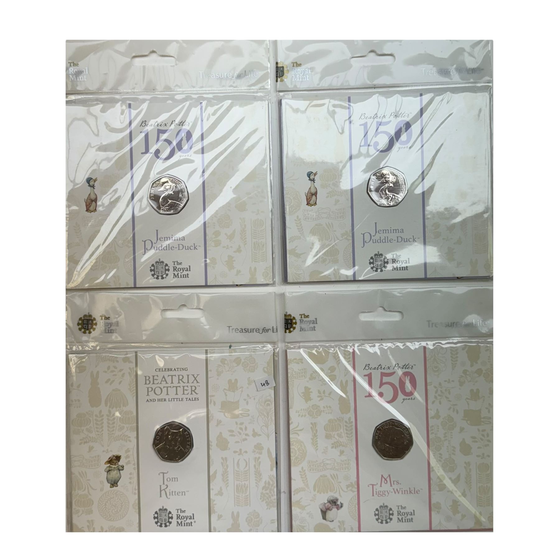 Mostly Commemorative Queen Elizabeth II coins, including various brilliant uncirculated fifty pence pieces in packs, DateStamp capsules containing commemoratives with 2016 'Shakespeare' two pounds, 2016 'The First World War', 2016 'EIIR 90' five pounds etc