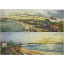 G Wilson (British 19th/20th Century): Bridlington Views, pair oils on board signed and dat...