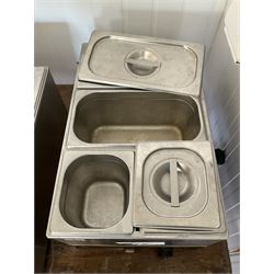 Buffalo four pot Bain Marie - spares or repairs - THIS LOT IS TO BE COLLECTED BY APPOINTMENT FROM DUGGLEBY STORAGE, GREAT HILL, EASTFIELD, SCARBOROUGH, YO11 3TX
