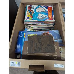 Books and magazines, including Radio One The Story of Pop, London Illustrated News Back to the Moon edition, Morris Minor reference books, etc 