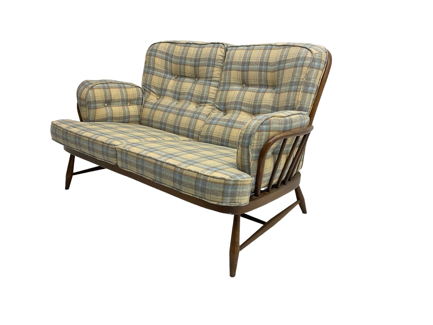 Ercol 'Jubilee' two seat sofa The Furnishings Sale Furniture