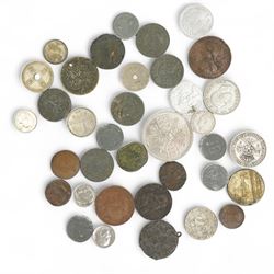  Quantity of pre 1947 coinage, approx 280 grams and various other coins