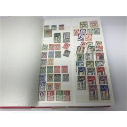 Great British, Commonwealth and World stamps, including South Africa, Malta, Falkland Islands, Gambia, Hong Kong, Grenada, Nyasaland, Somaliland, Antigua etc, housed in six albums or stockbooks