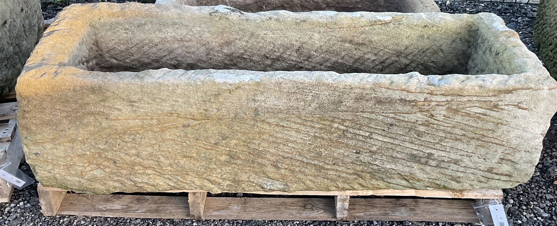 19th century rectangular stone trough - THIS LOT IS TO BE COLLECTED BY APPOINTMENT FROM DUGGLEBY STORAGE, GREAT HILL, EASTFIELD, SCARBOROUGH, YO11 3TX