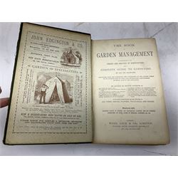 Culpeper's British Herbal and Family Physician with hand-coloured herbal bookplates, together with The Gardeners and Poultry Keepers Guide and Illustrated Catalogue of Goods Manufactured and Supplied by William Cooper,  Mr Middleton's Garden Book etc