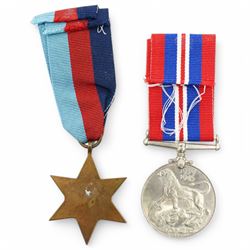 Pair of WWI British medals comprising War and Victory medals to 58400 Pte S Anyon Royal Welsh Fusiliers, another pair to 64889 Pte W Riddick, Liverpool Rifles and a pair of  WWII War Medal and 1939-45 Star to Major W R A Birch