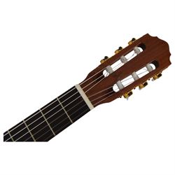 Hofner HF15 classical guitar, with solid spruce top and mahogany neck, restrung with new strings, L102cm